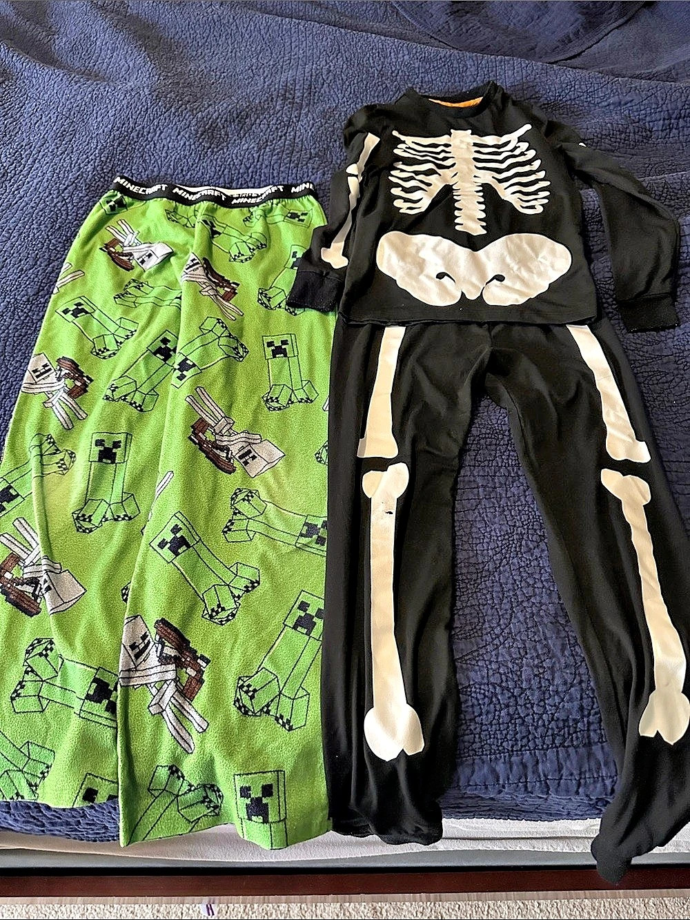 Minecraft skeleton Halloween costume Boys 10/12